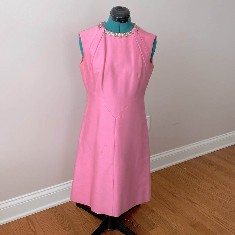 Vintage 70’s Pink Embellished Dress